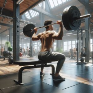 lifting weights